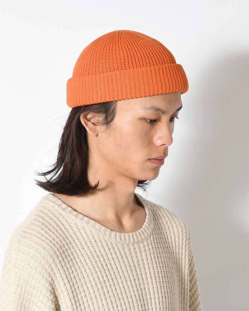 SK8 ROLL KNIT CAP -ORANGE-