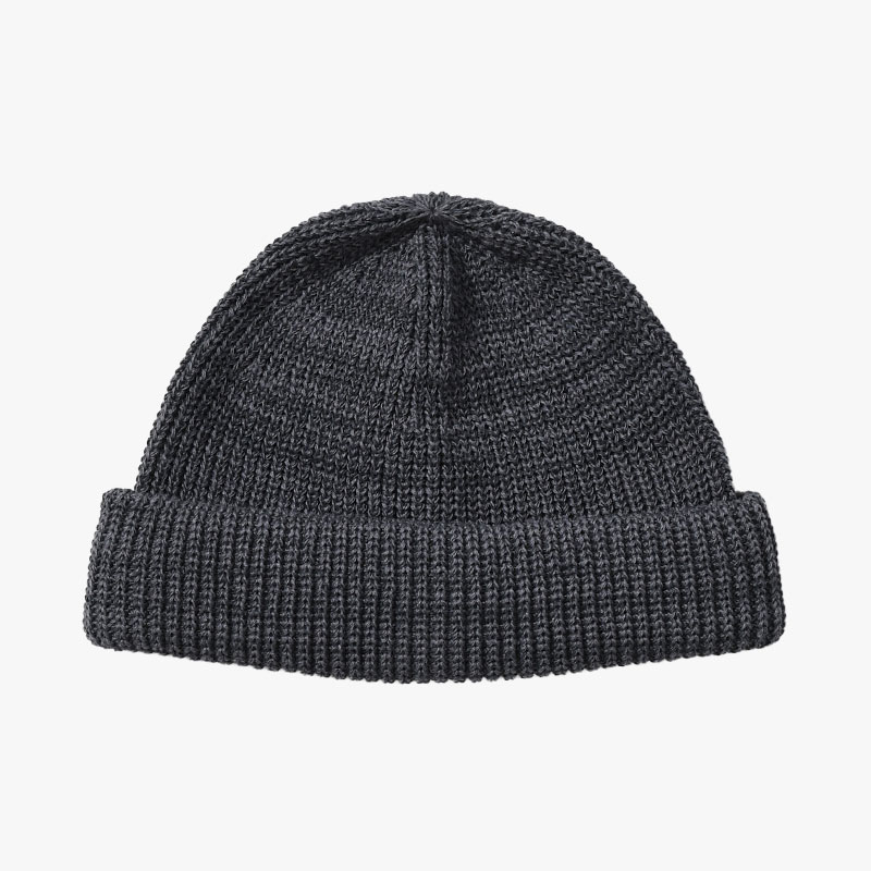 SK8 ROLL KNIT CAP -3.COLOR-(CHARCOAL)