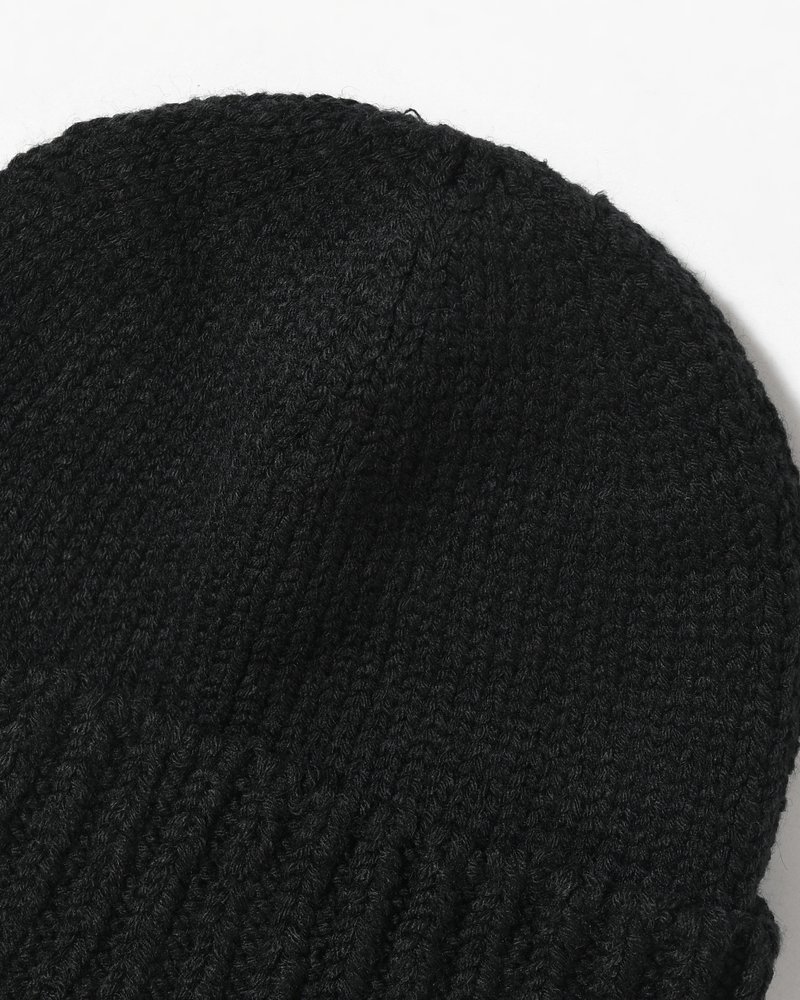 EAR KNIT WATCH -BLACK-