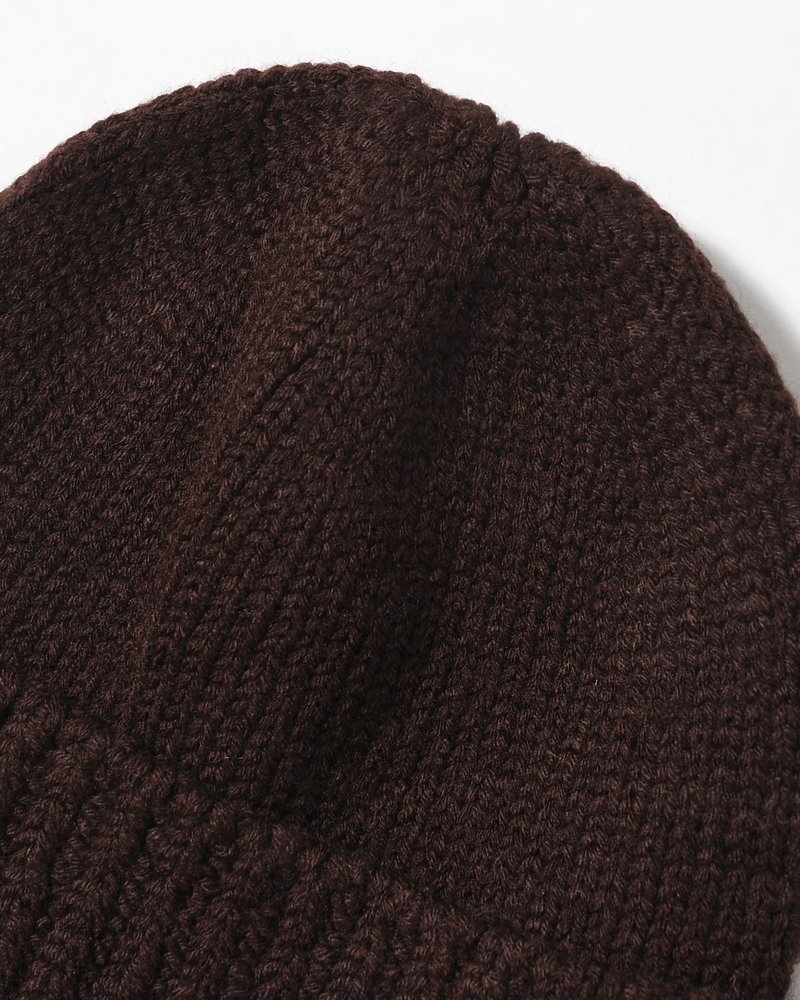 EAR KNIT WATCH -BROWN-
