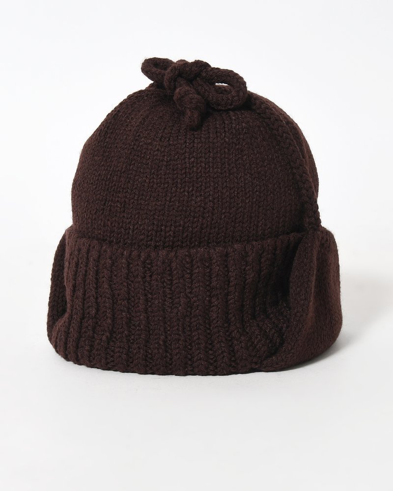 EAR KNIT WATCH -BROWN-