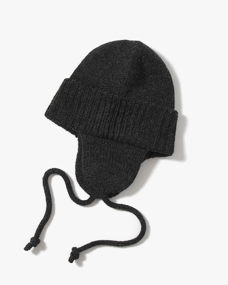 EAR KNIT WATCH -CHARCOAL-