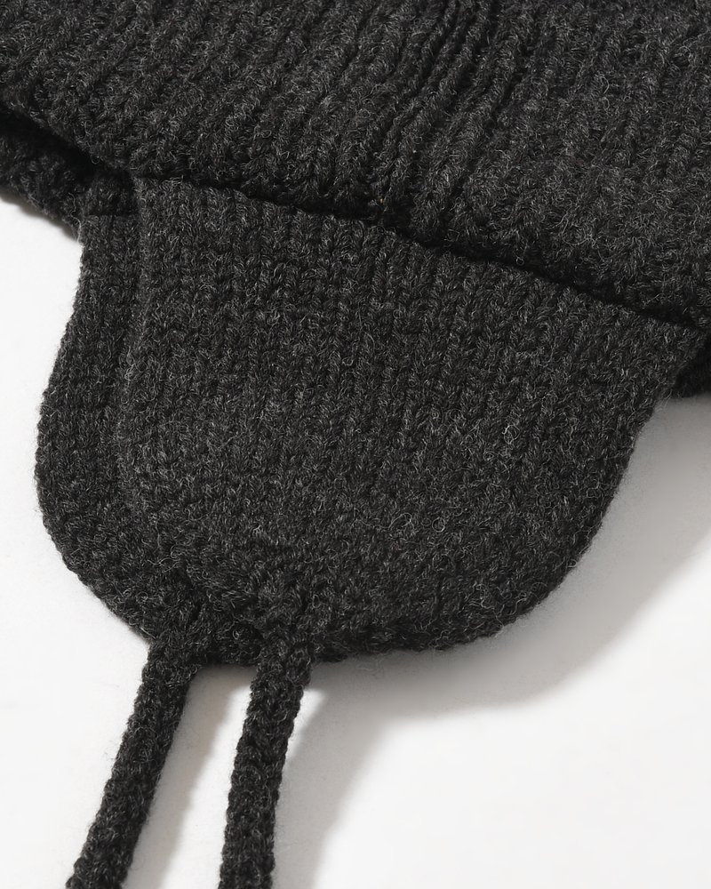 EAR KNIT WATCH -CHARCOAL-