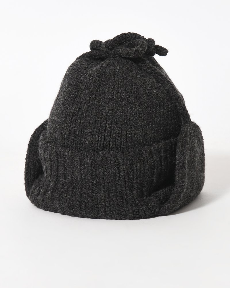 EAR KNIT WATCH -CHARCOAL-