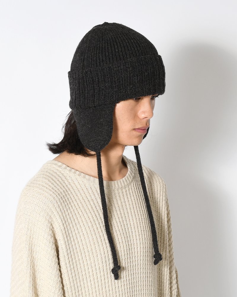 EAR KNIT WATCH -CHARCOAL-