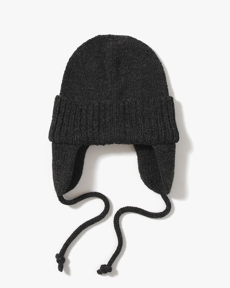 EAR KNIT WATCH -CHARCOAL-