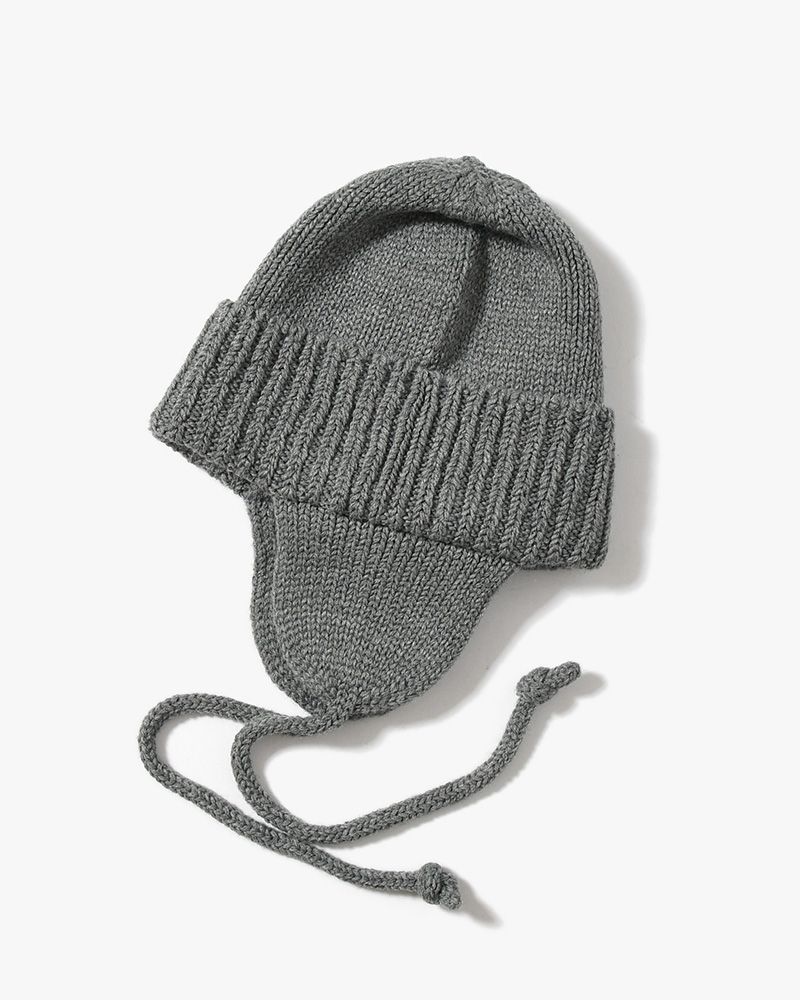 EAR KNIT WATCH -GRAY-