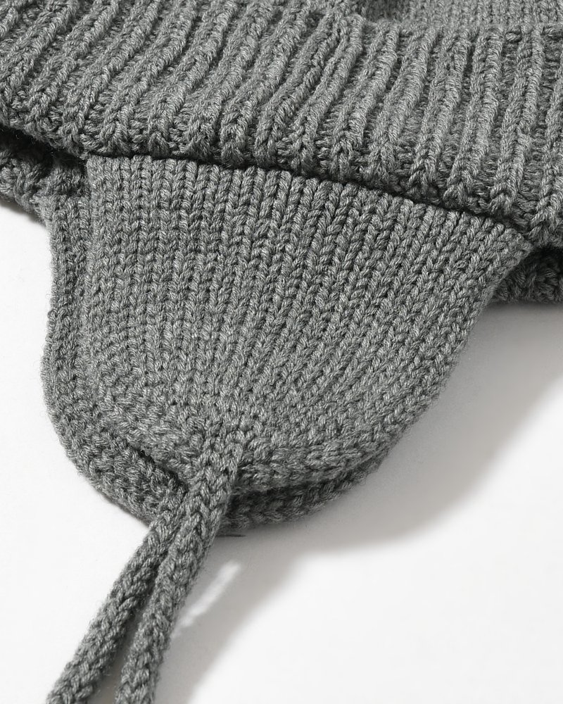 EAR KNIT WATCH -GRAY-