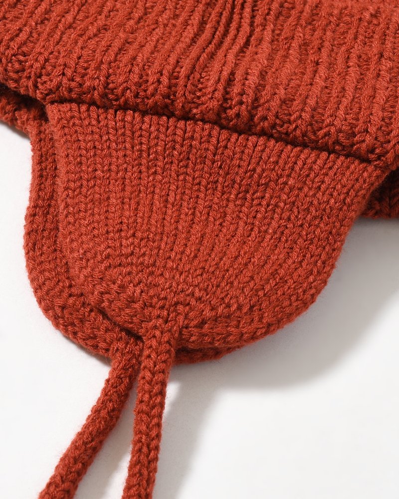 EAR KNIT WATCH -ORANGE-