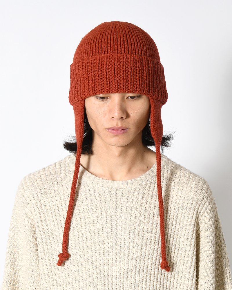 EAR KNIT WATCH -ORANGE-