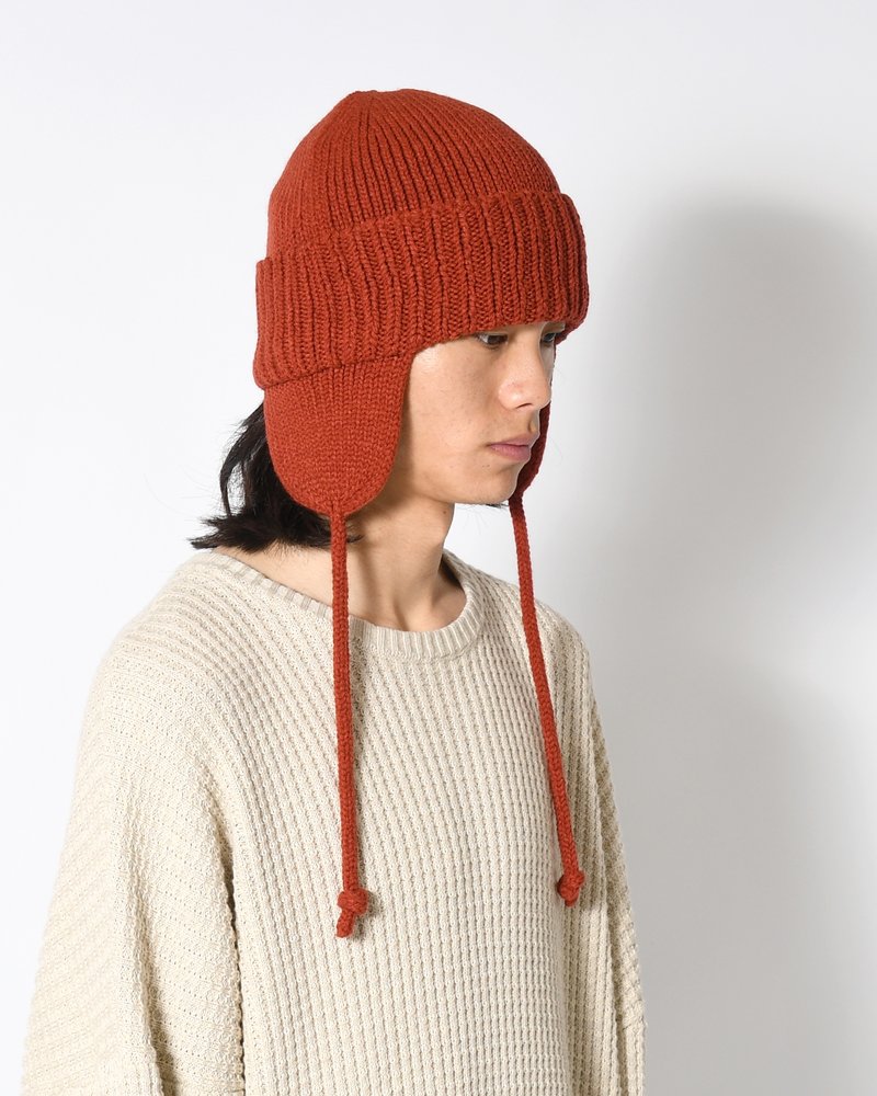 EAR KNIT WATCH -ORANGE-