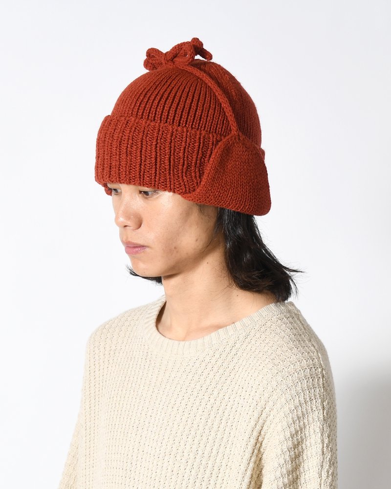 EAR KNIT WATCH -ORANGE-