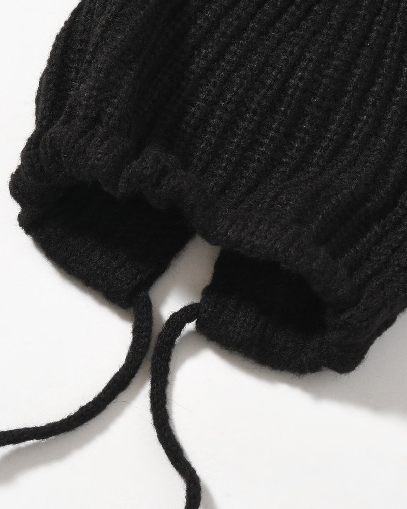 HOOD BEANIE -BLACK-