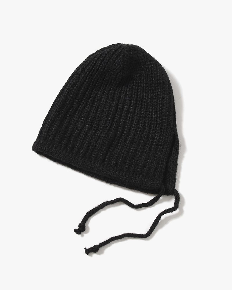 HOOD BEANIE -BLACK-
