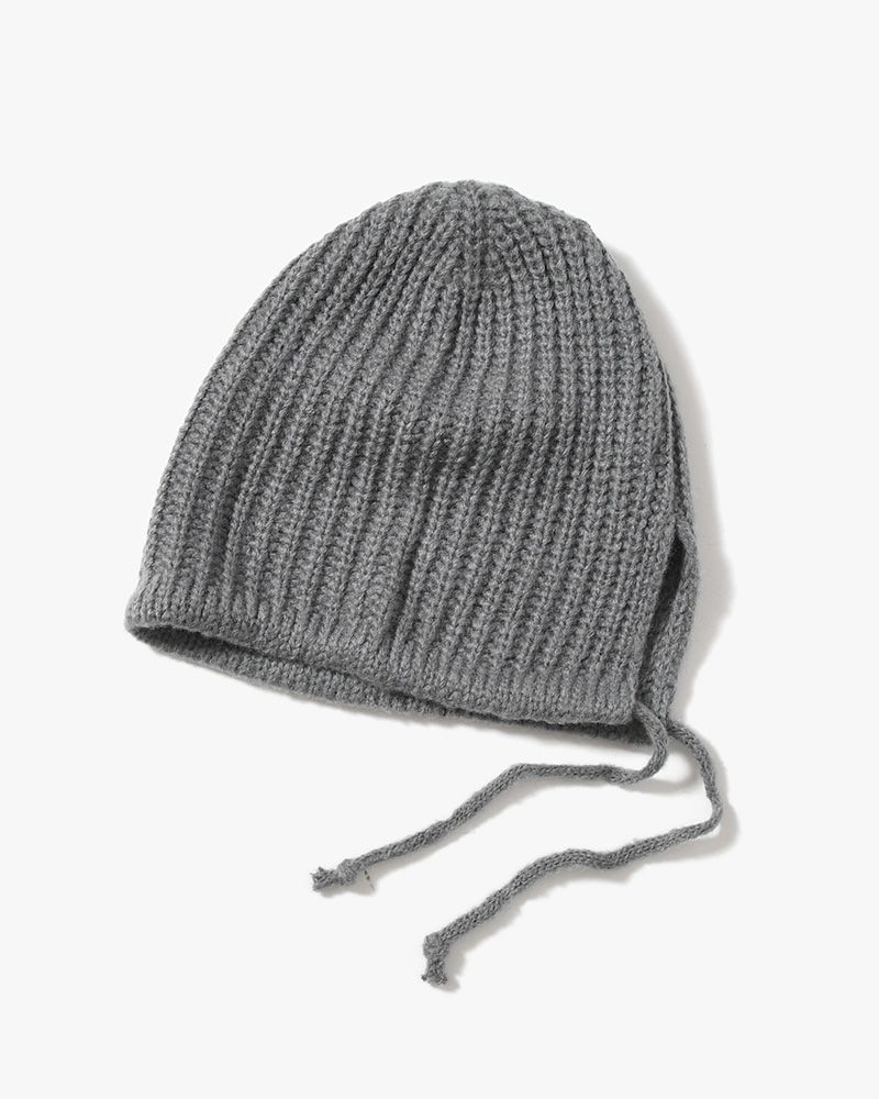 HOOD BEANIE -GRAY-