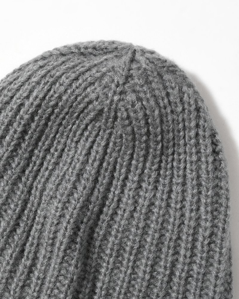 HOOD BEANIE -GRAY-