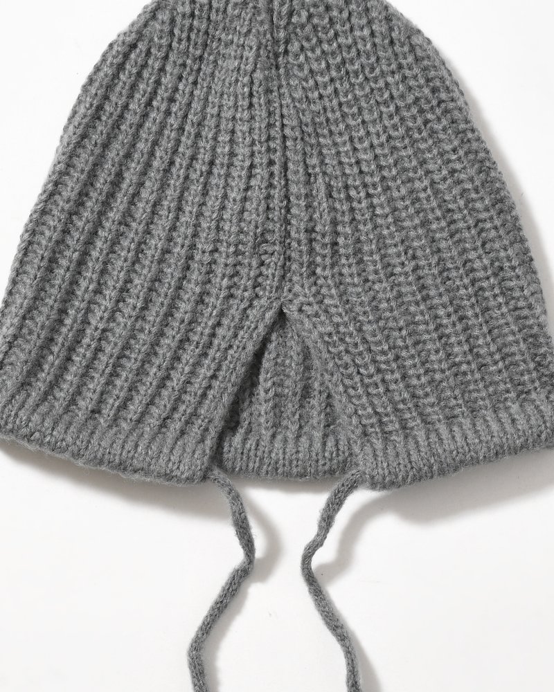 HOOD BEANIE -GRAY-