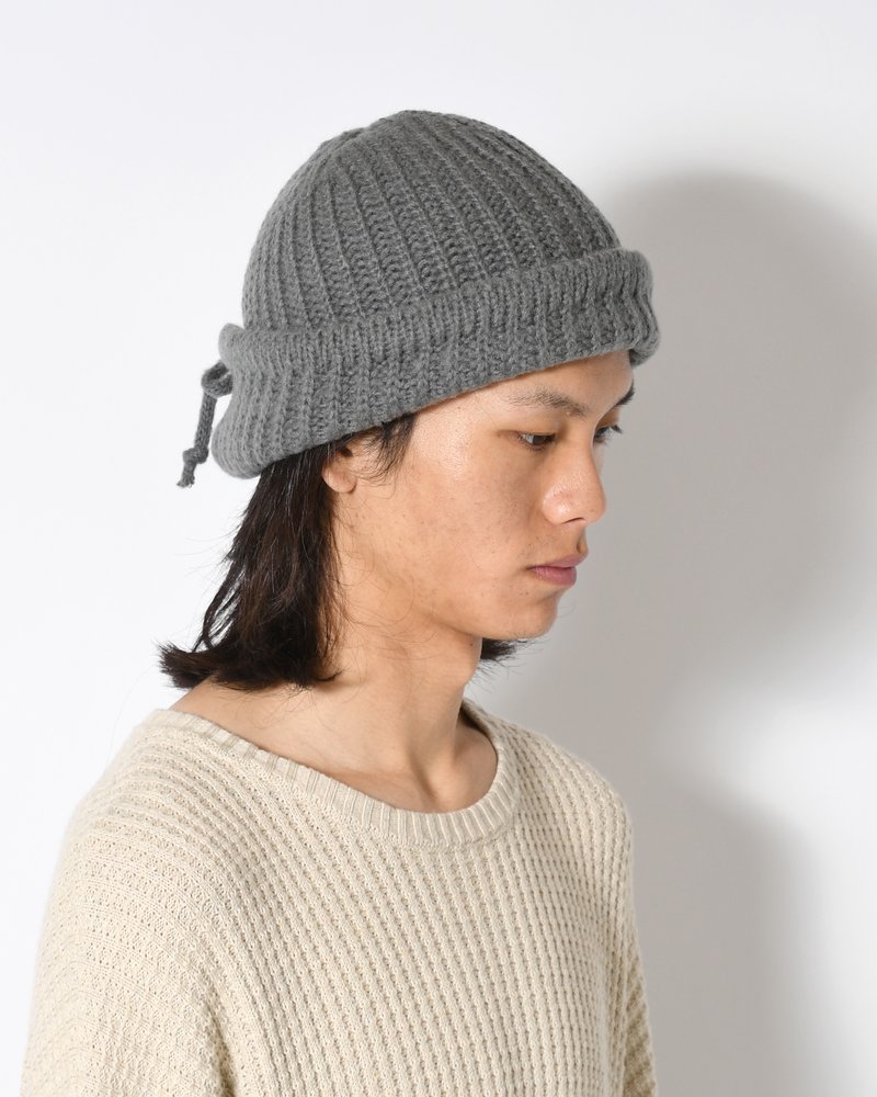 HOOD BEANIE -GRAY-