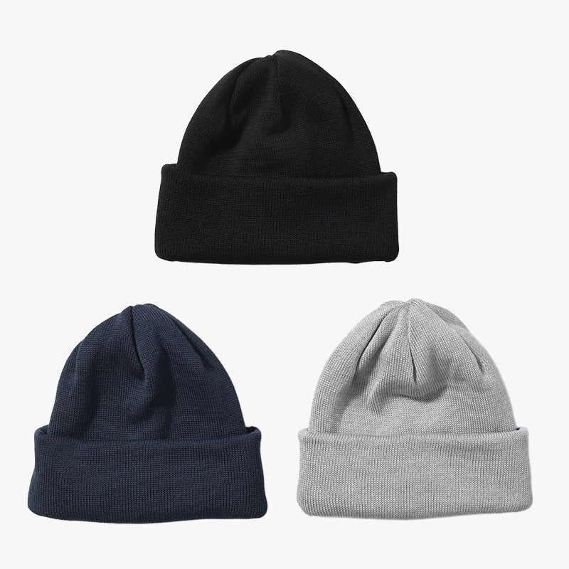 REVERSIBLE LOGO BEANIE -3.COLOR-