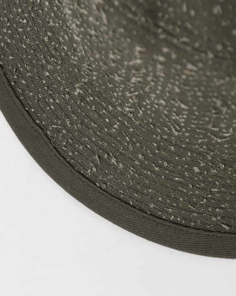 COTTON LOOP BUCKET HAT -KHAKI-