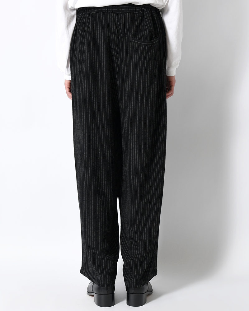LINEN TUCK PT -BLACK-