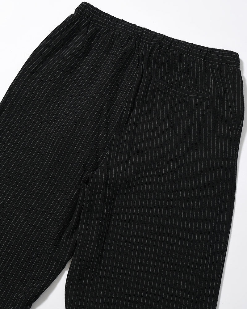 LINEN TUCK PT -BLACK-