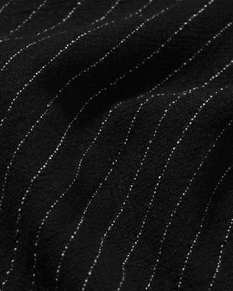 LINEN TUCK PT -BLACK-
