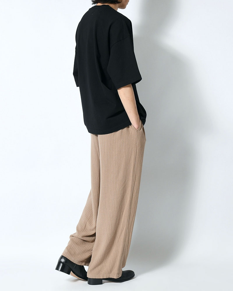 LINEN TUCK PT -BEIGE-