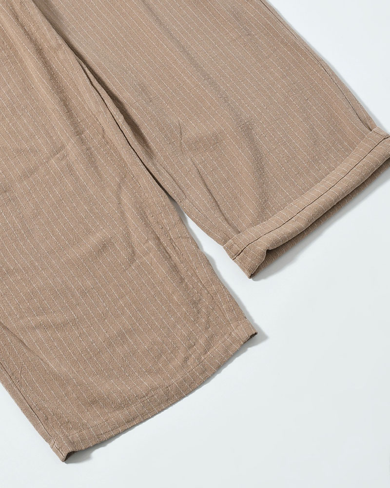LINEN TUCK PT -BEIGE-
