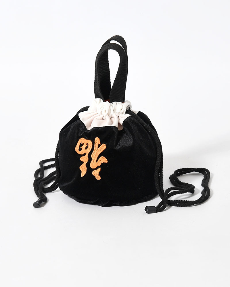 SOUVENIR KINCHAKU -BLACK/WHITE-