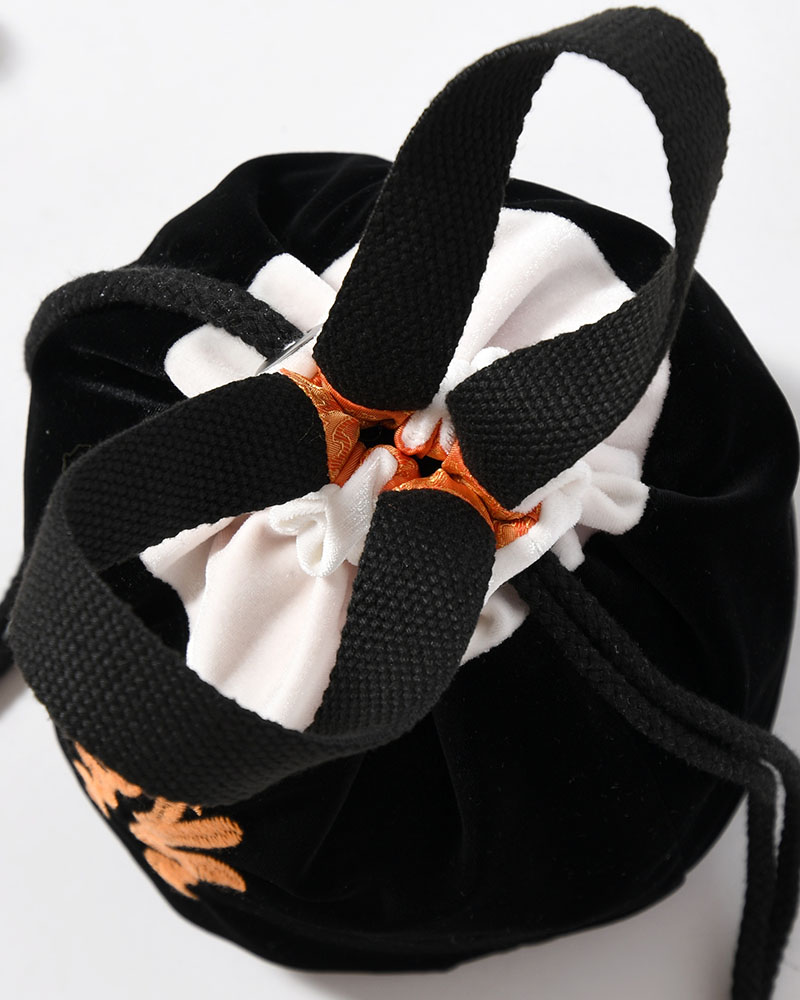 SOUVENIR KINCHAKU -BLACK/WHITE-