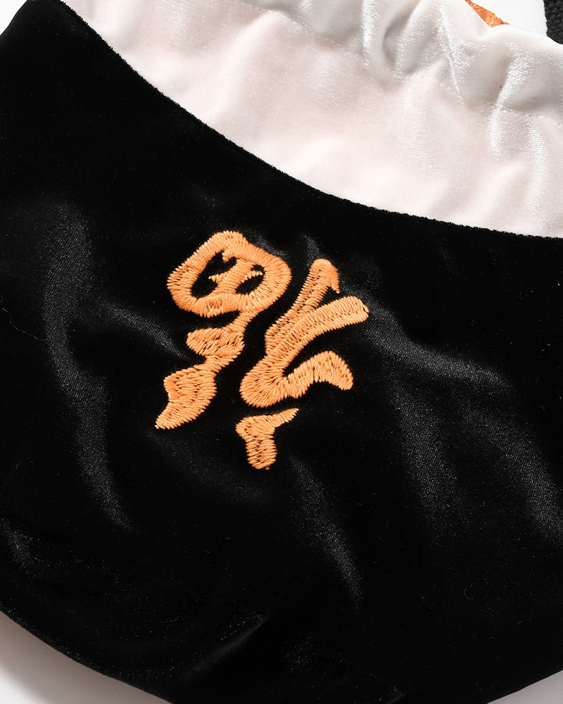 SOUVENIR KINCHAKU -BLACK/WHITE-