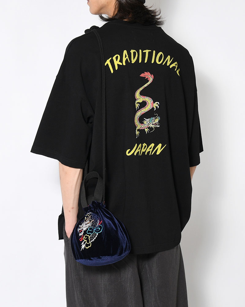 SOUVENIR KINCHAKU -NAVY-