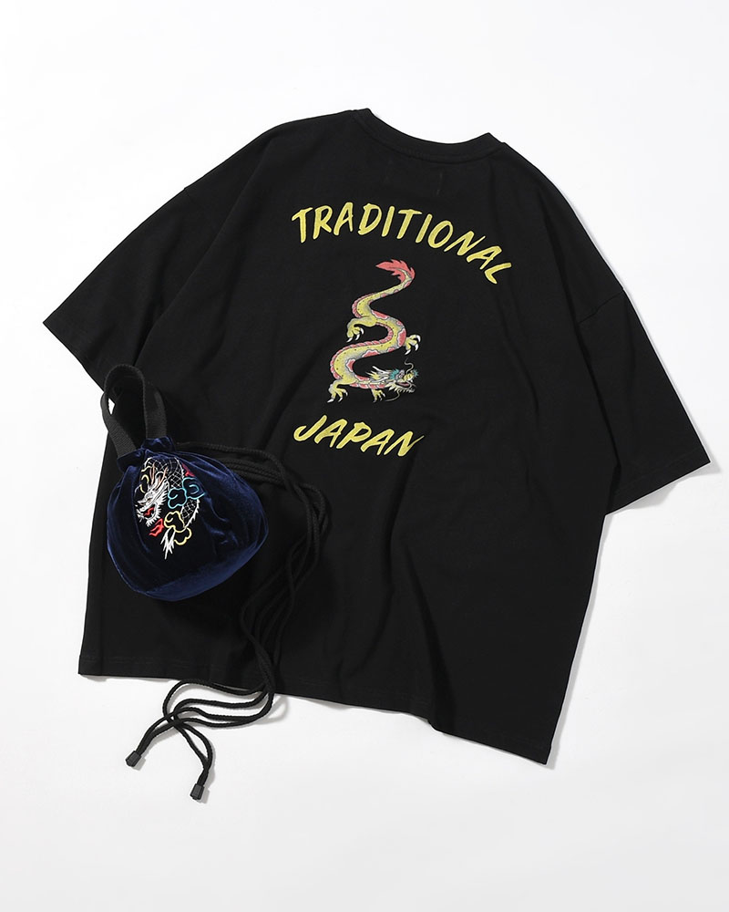 SOUVENIR KINCHAKU -NAVY-
