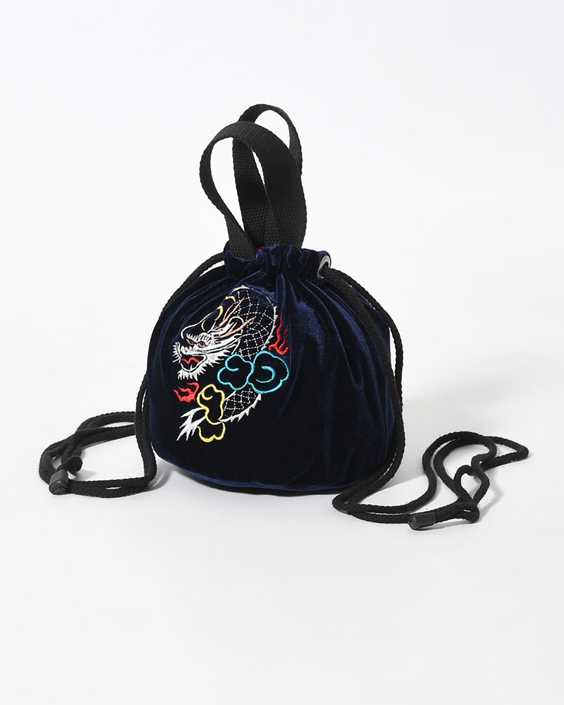SOUVENIR KINCHAKU -NAVY-