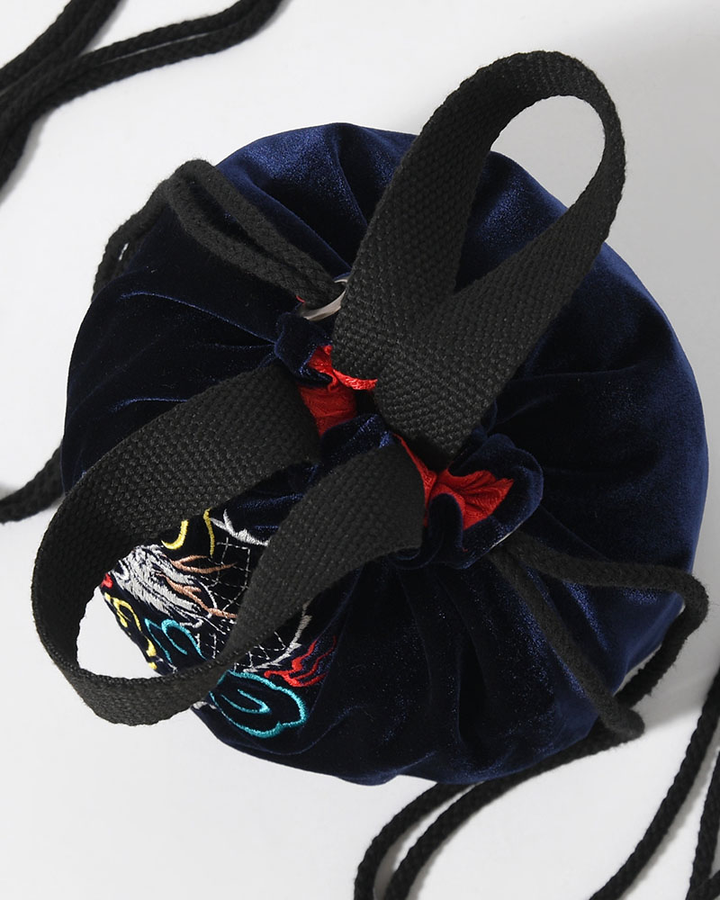 SOUVENIR KINCHAKU -NAVY-