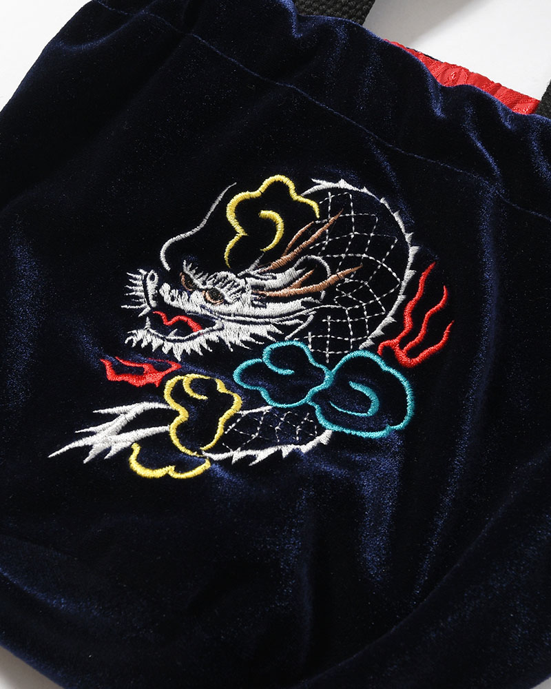 SOUVENIR KINCHAKU -NAVY-