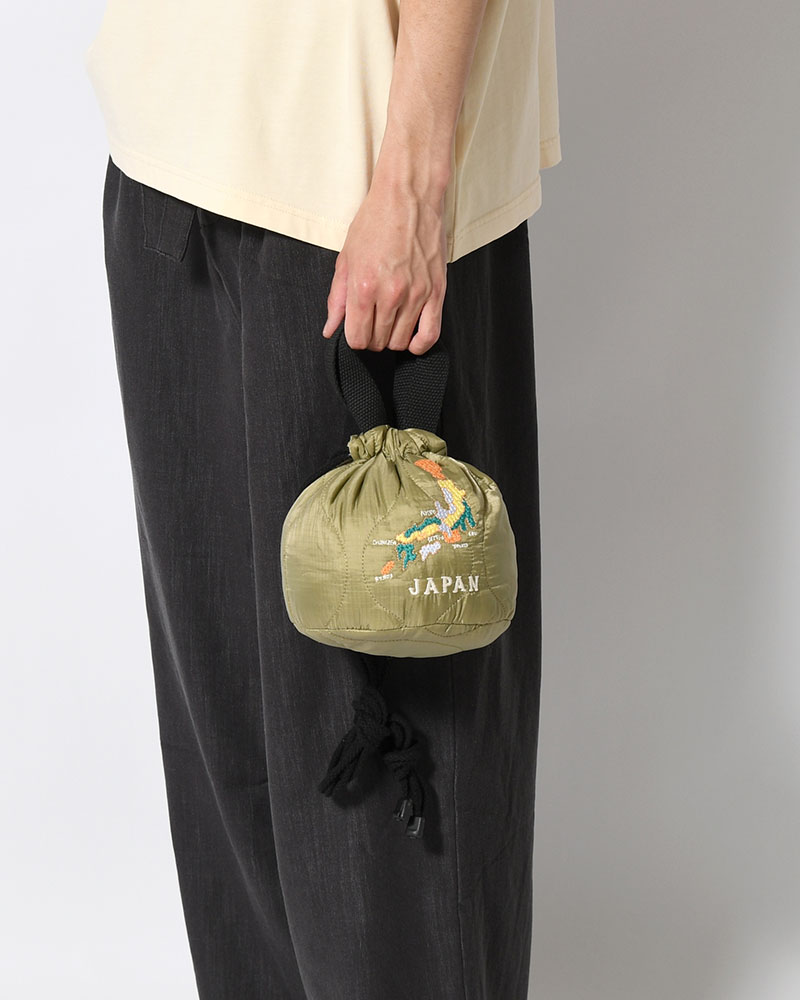 SOUVENIR KINCHAKU -OLIVE-