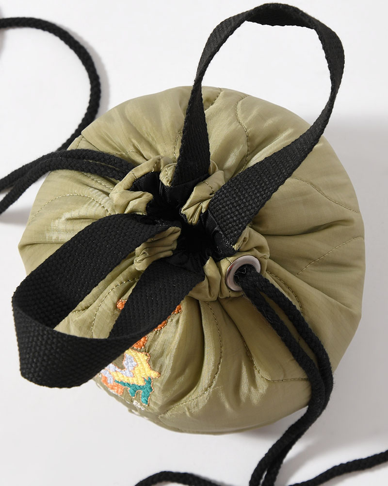 SOUVENIR KINCHAKU -OLIVE-