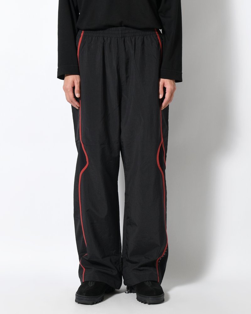 BOUND-SEAM JOGGER PANTS -BLACK-