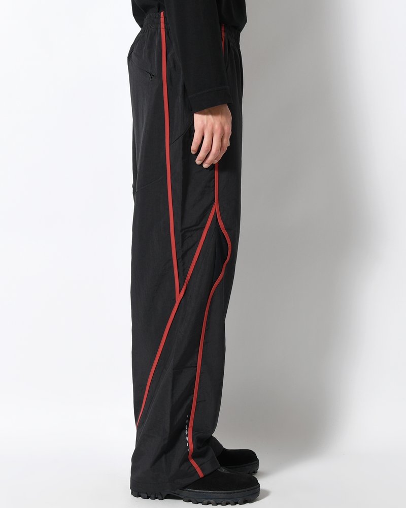 BOUND-SEAM JOGGER PANTS -BLACK-