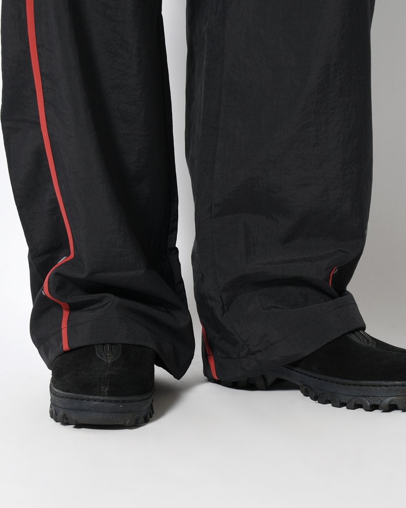 BOUND-SEAM JOGGER PANTS -BLACK-