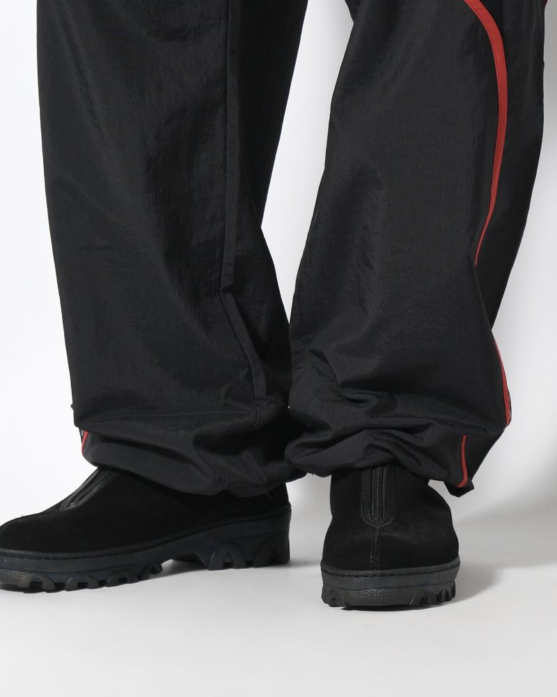 BOUND-SEAM JOGGER PANTS -BLACK-