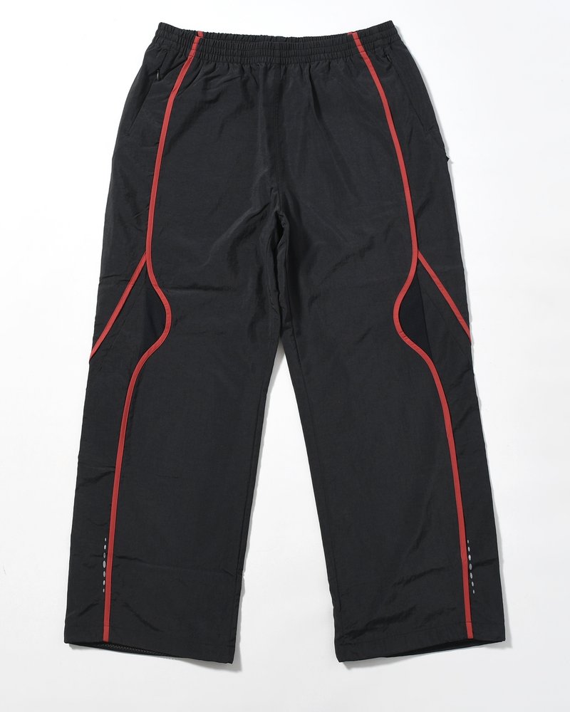 BOUND-SEAM JOGGER PANTS -BLACK-
