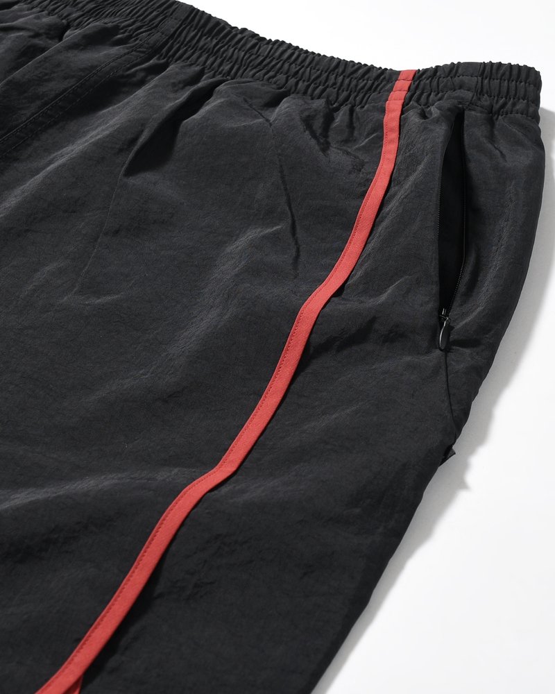BOUND-SEAM JOGGER PANTS -BLACK-