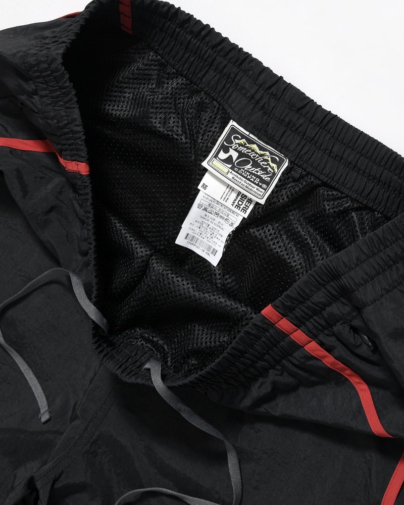 BOUND-SEAM JOGGER PANTS -BLACK-