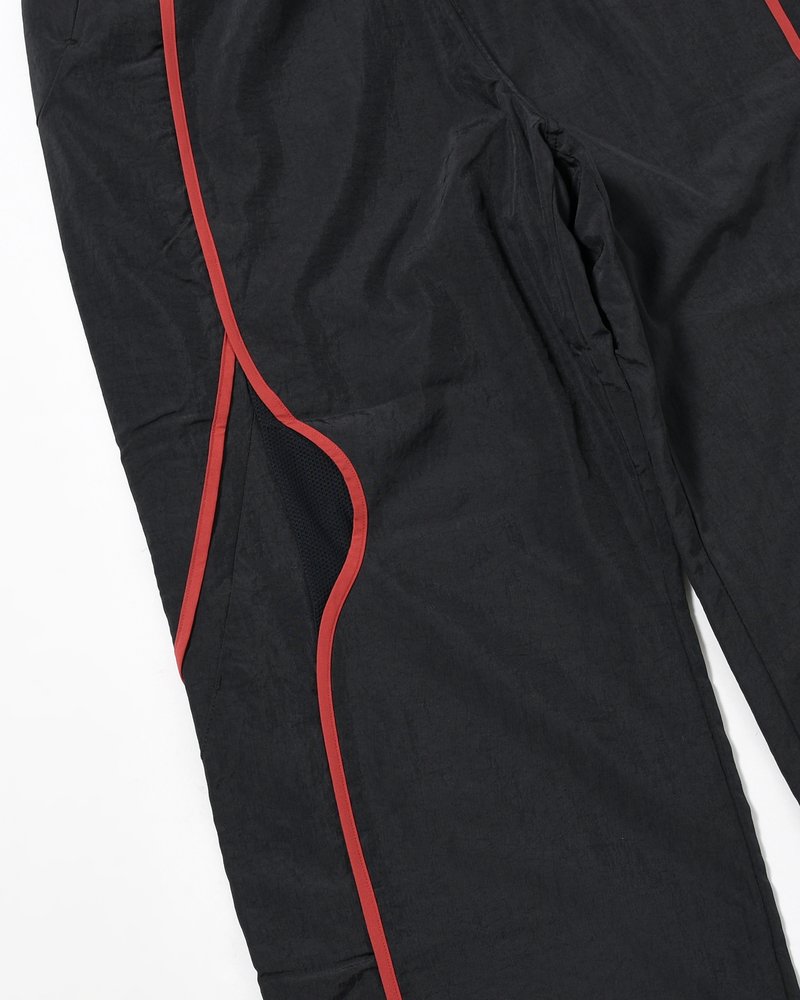 BOUND-SEAM JOGGER PANTS -BLACK-