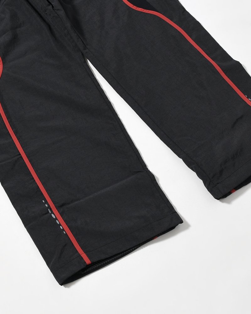 BOUND-SEAM JOGGER PANTS -BLACK-