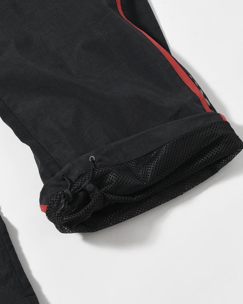 BOUND-SEAM JOGGER PANTS -BLACK-