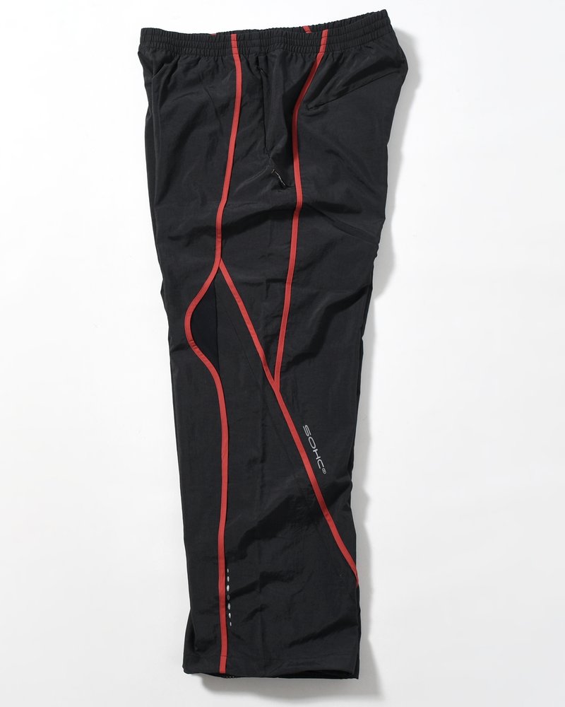 BOUND-SEAM JOGGER PANTS -BLACK-